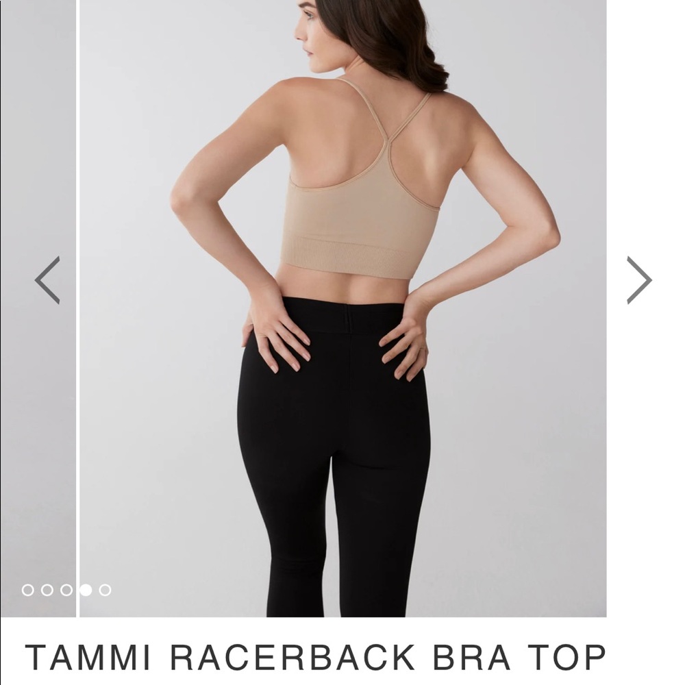 BCBG Tammi racerback bra - nude M/L